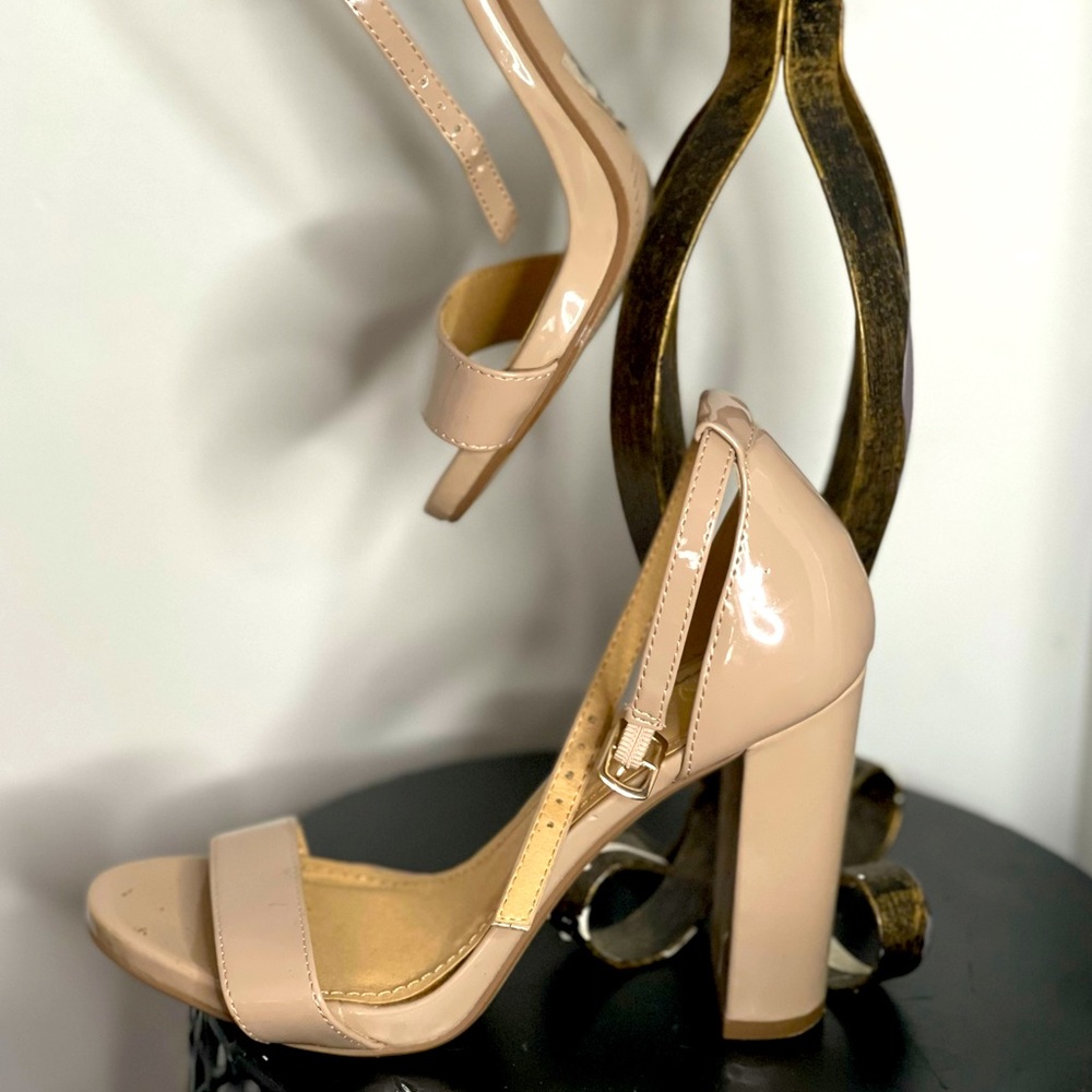Women’s Ankle Strap Nude Heel